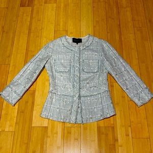 NWOT Lafayette 148 tweed jacket size 4
